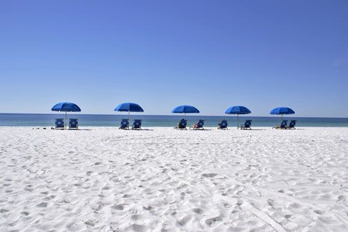 Beach is no more than 5 minutes away from the Bay Club of Sandestin in Destin Florida.