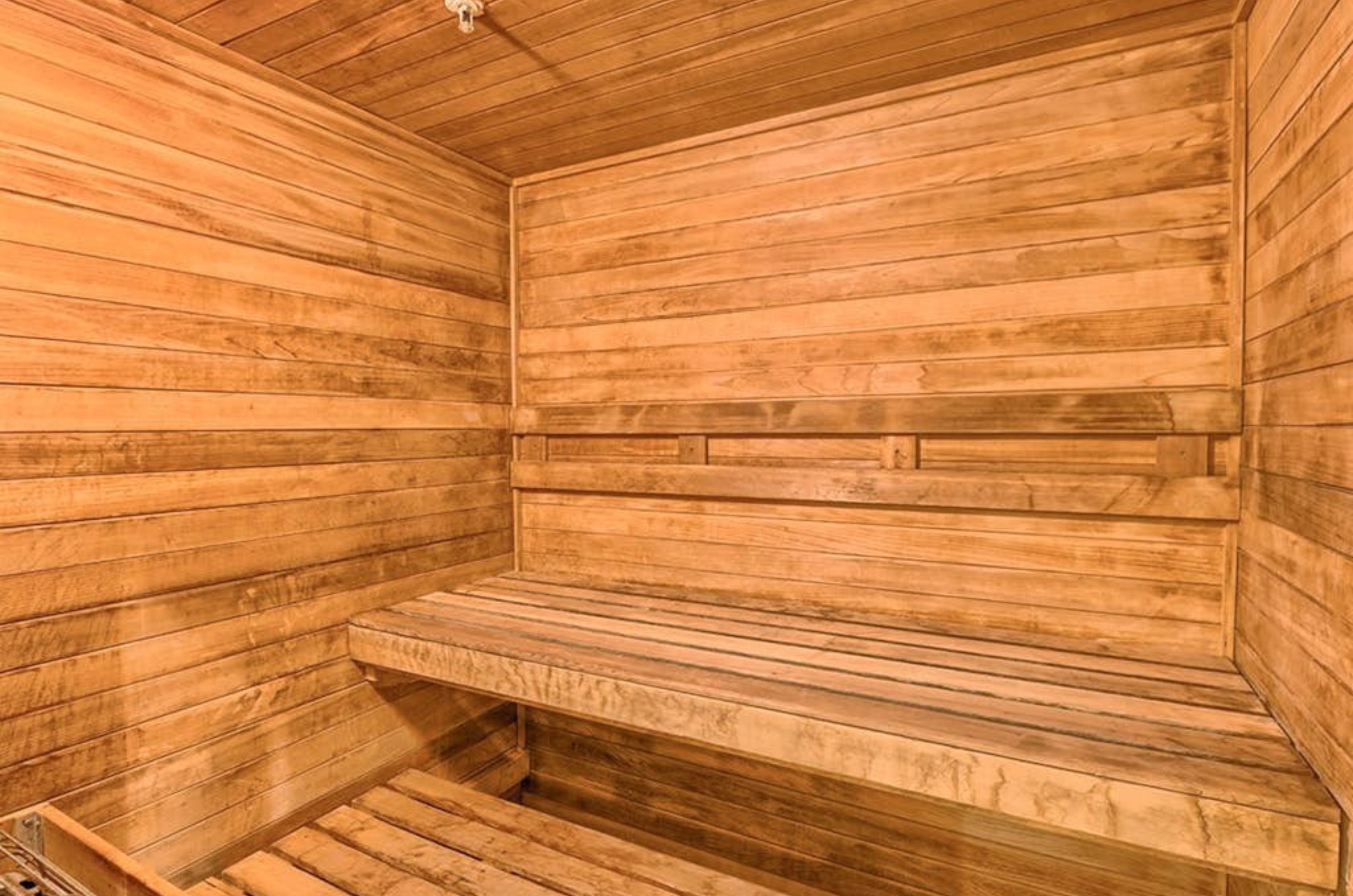 The sauna at Beach Club in Gulf Shores Alabama 