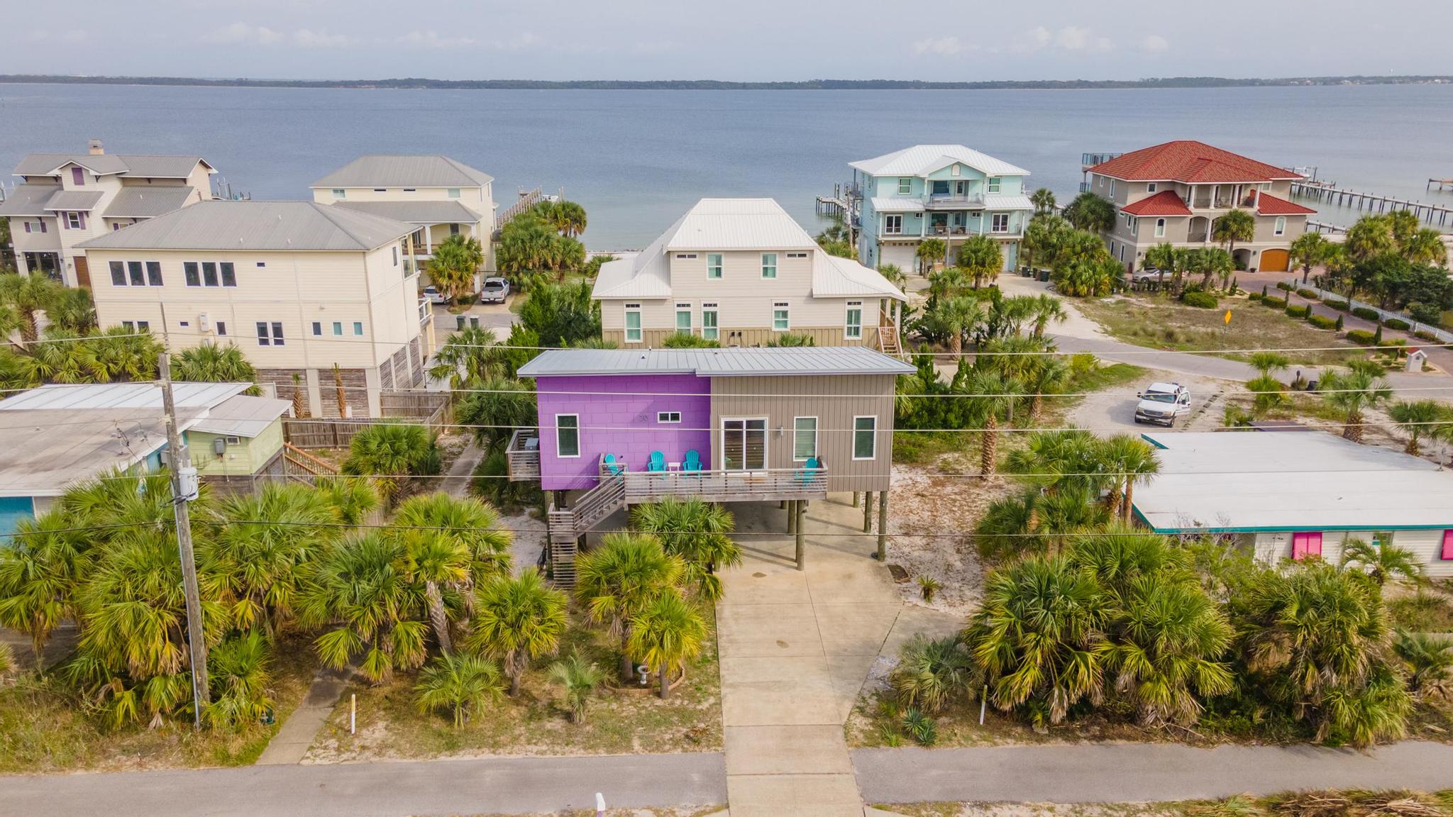 Via De Luna 213 - Purple Palms  *NEW House / Cottage rental in Pensacola Beach House Rentals in Pensacola Beach Florida - #24