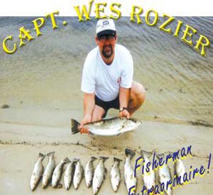 Captain Wes Rozier in Perdido Key Florida