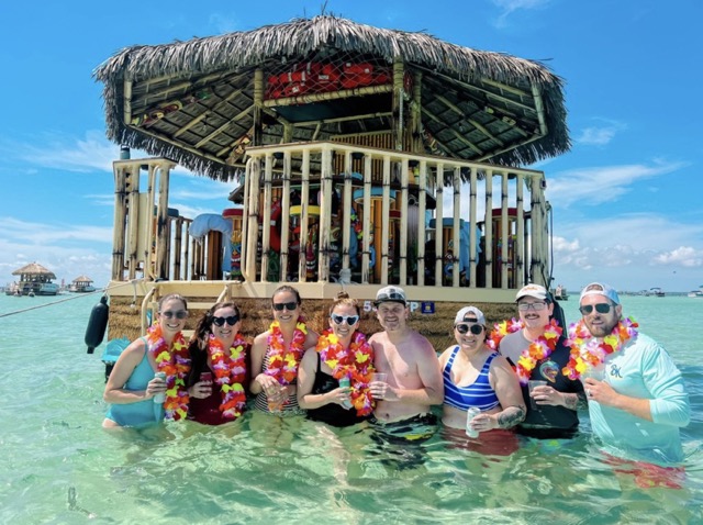 Captained Crab Island Dolphin Tiki Cruise in Destin Florida