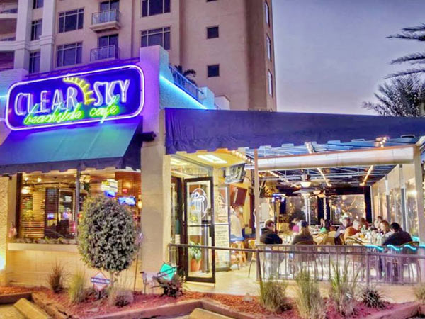 Clear Sky Beachside Cafe in Clearwater Beach Florida