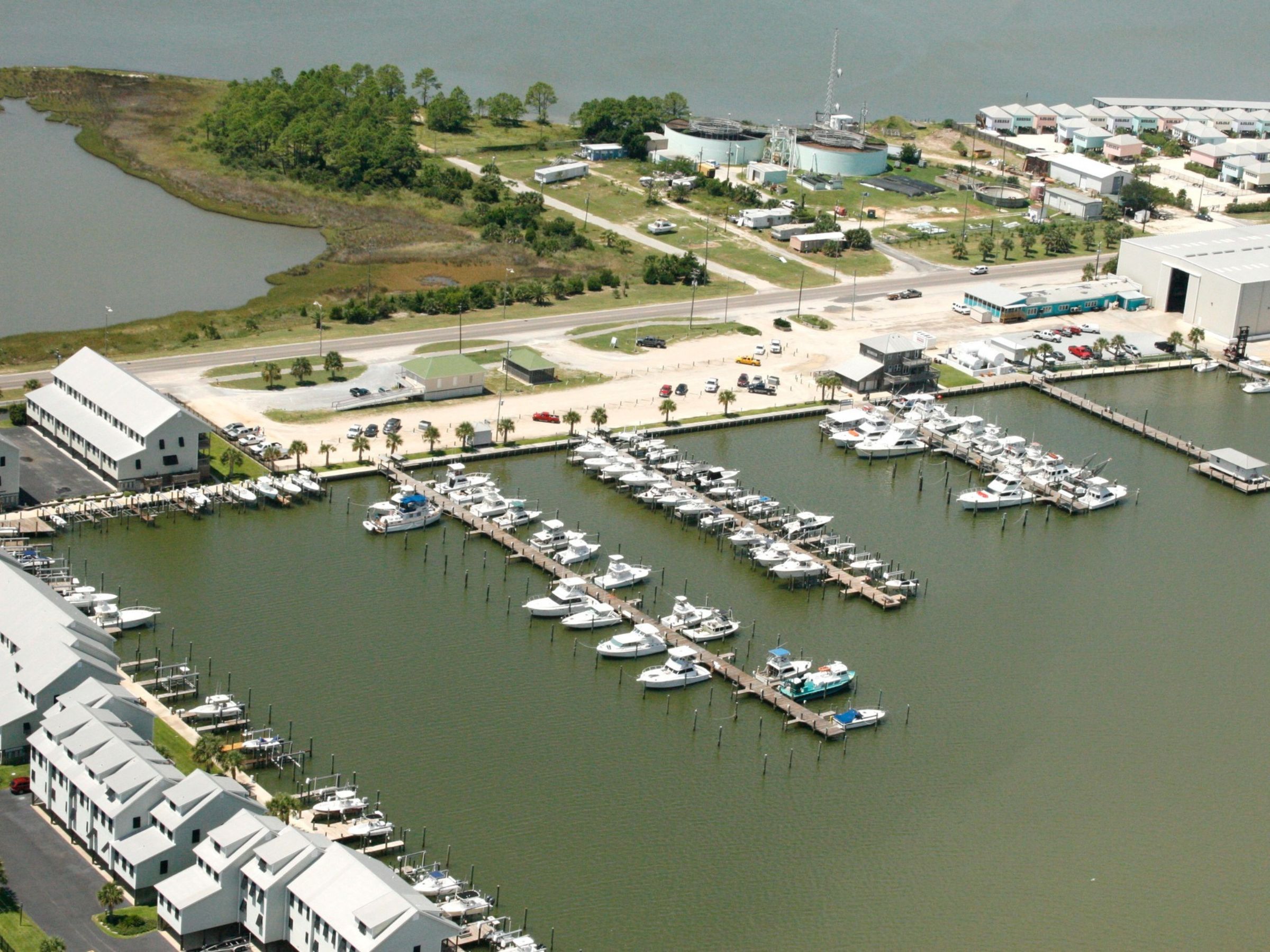 Dauphin Island Marina in Orange Beach Alabama