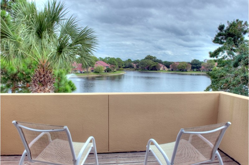 Balcony view at Beachwalk Villas in Destin Florida