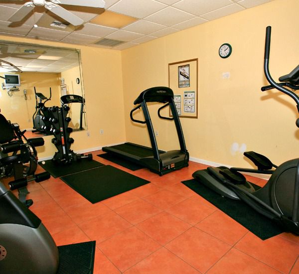 The fitness center at the Leeward Key Condominiums  in Destin Florida