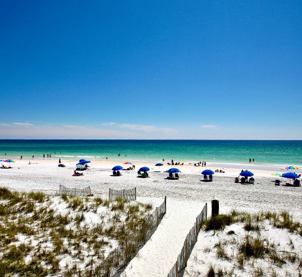 Boardwalk to the beach at Leeward Key Condominiums  in Destin Florida