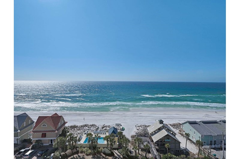 Incredible Gulf view from Leeward Key Condominiums in Destin Florida