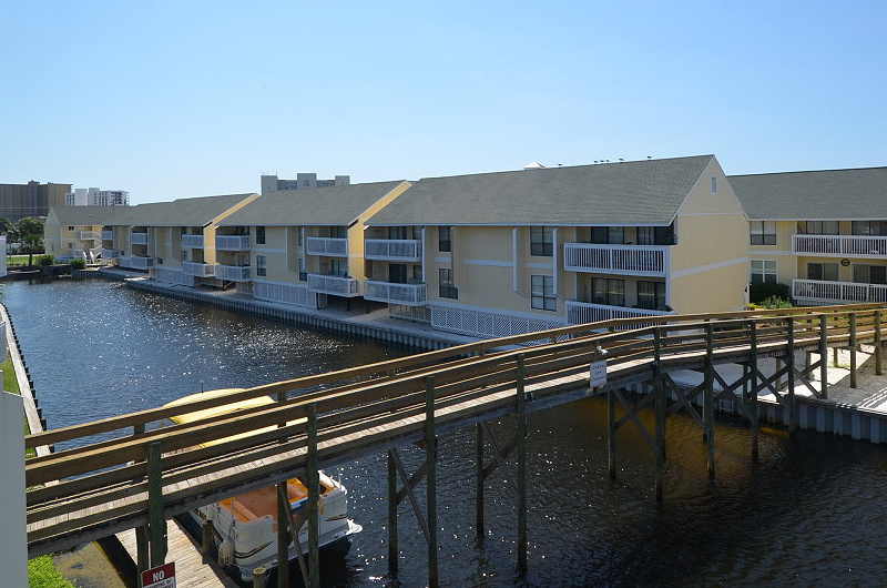 Gorgeous view from a unit at Sandpiper Cove in Destin FL