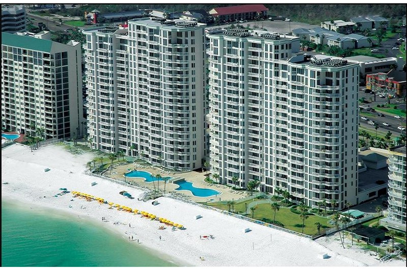 Silver Beach Towers is directly on the beach in Destin FL