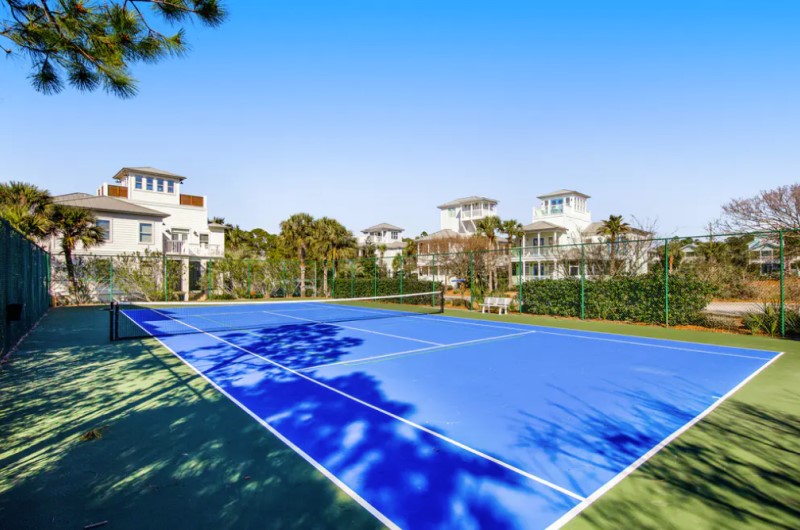 Tennis Courts at Dunes of Seagrove at Seagrove Beach Highway 30A