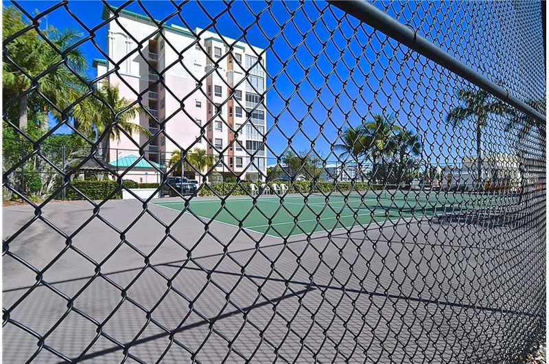 Play a round of tennis at Palm Harbor in Fort Myers Beach FL