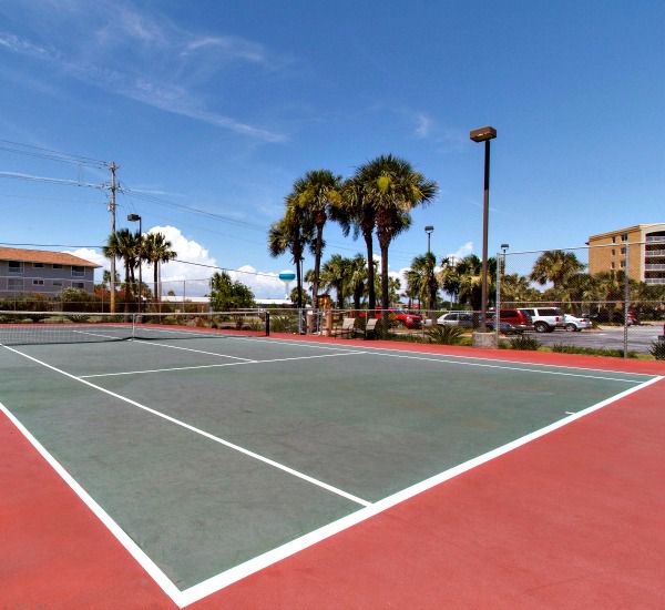 Tennis courts at Gulf Dunes in Fort Walton Florida