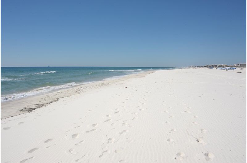 On the beach at Gulf Shores Plantation