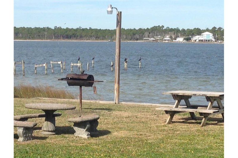 Grill area at Lagoon Run in Gulf Shores Alabama