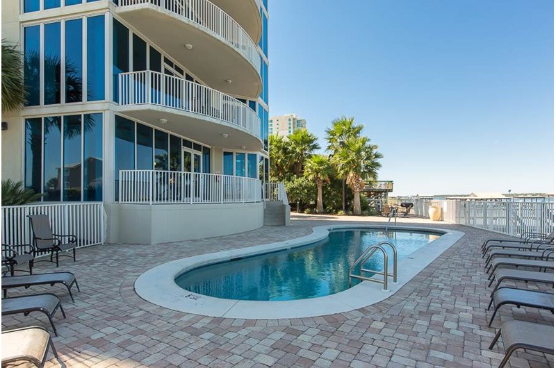 Pool at Lagoon Tower in Gulf Shores Alabama