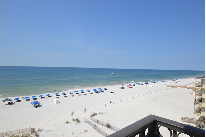 Enjoy Gulf views from your balcony at Legacy Gulf Shores.