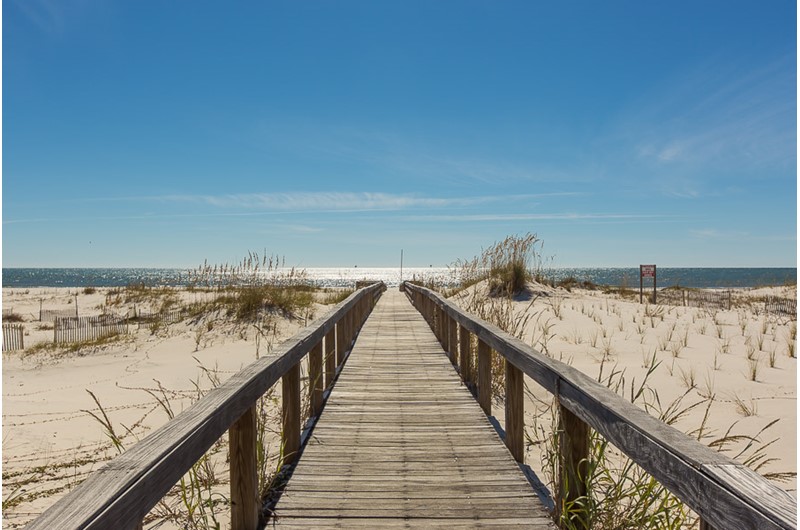 Boardwalk at Plantation Palms in Gulf Shores Alabama