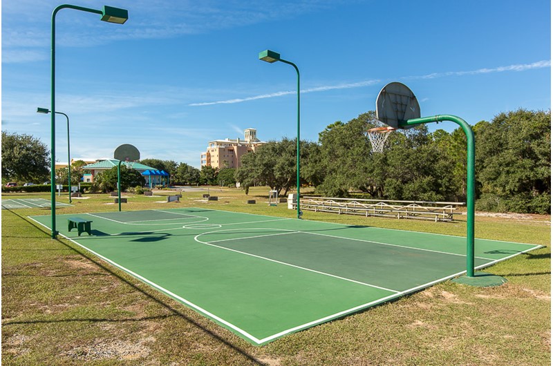 Basketball court at Plantation Palms in Gulf Shores Alabama