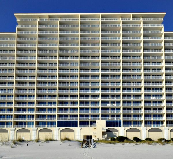 Exterior view from the beach at San Carlos Gulf Shores