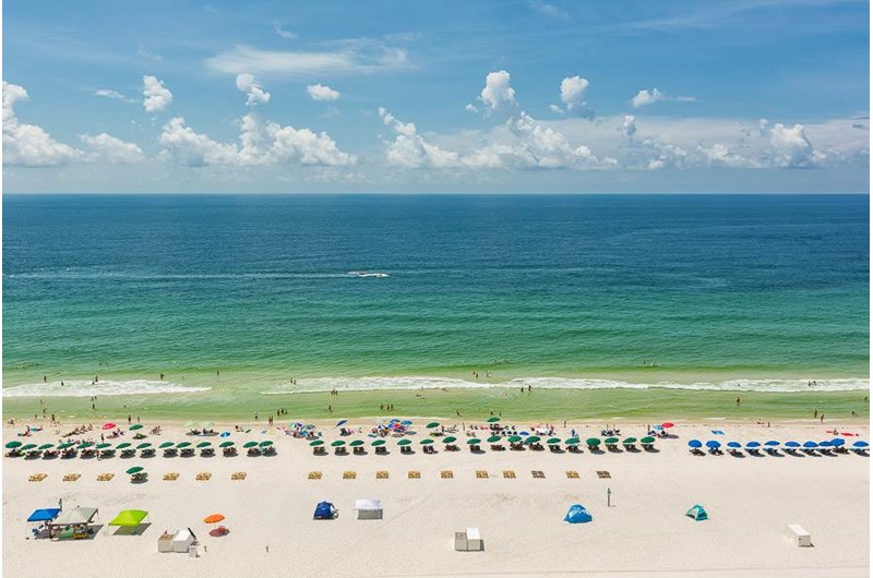 Beautiful view of the Gulf from San Carlos in Gulf Shores Alabama