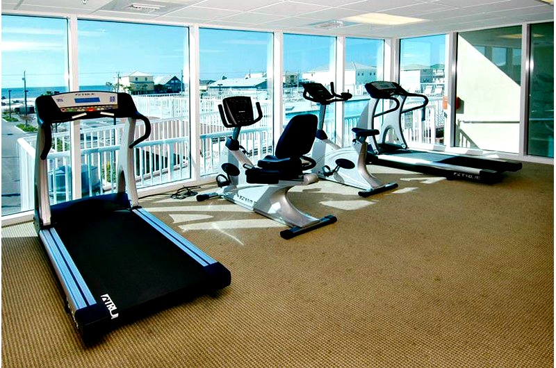 Fitness Center at Sanibel condominiums in Gulf Shores AL