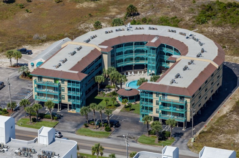 Seabreeze Condominium Aerial Gulf Shores Alabama