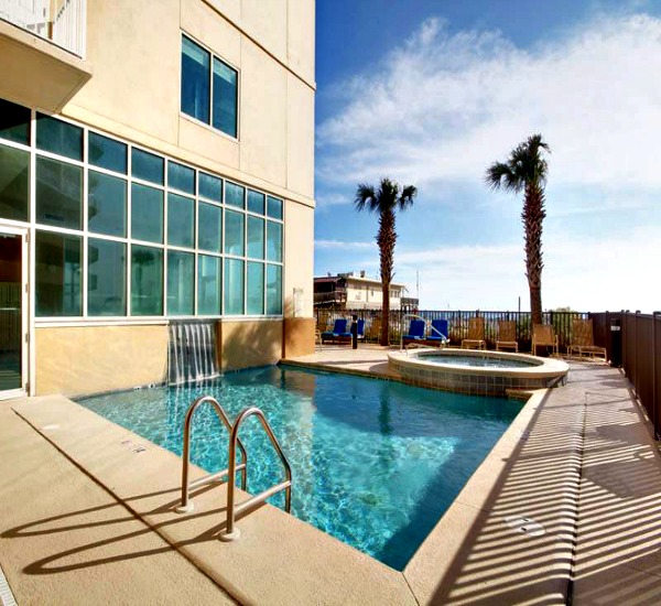 Beachfront pool at Seawind Gulf Shores AL