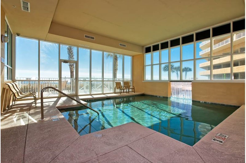 Wonderful indoor pool at Seawind in Gulf Shores Alabama