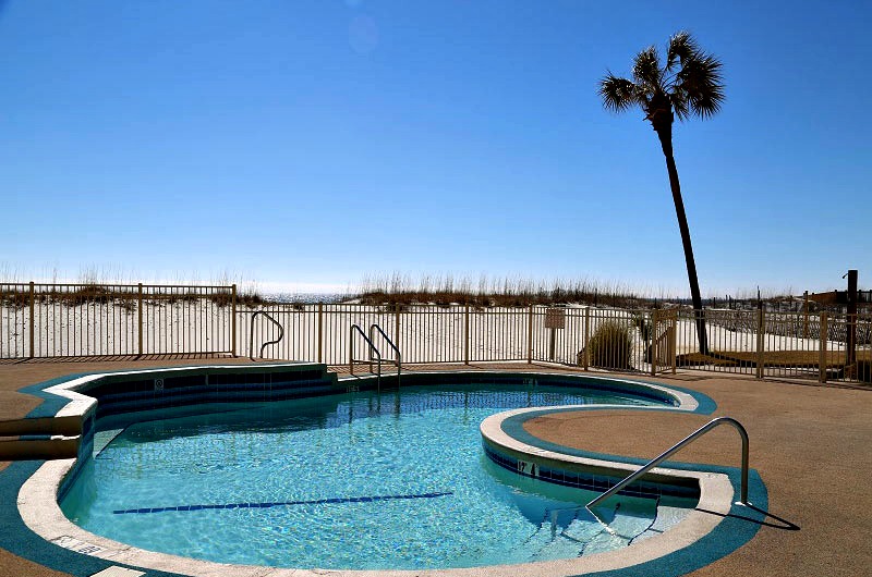 Beachside pool at Southern Sands in Gulf Shores AL