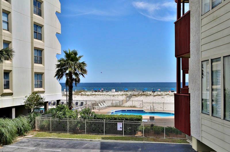 Beach view at Southern Sands in Gulf Shores AL