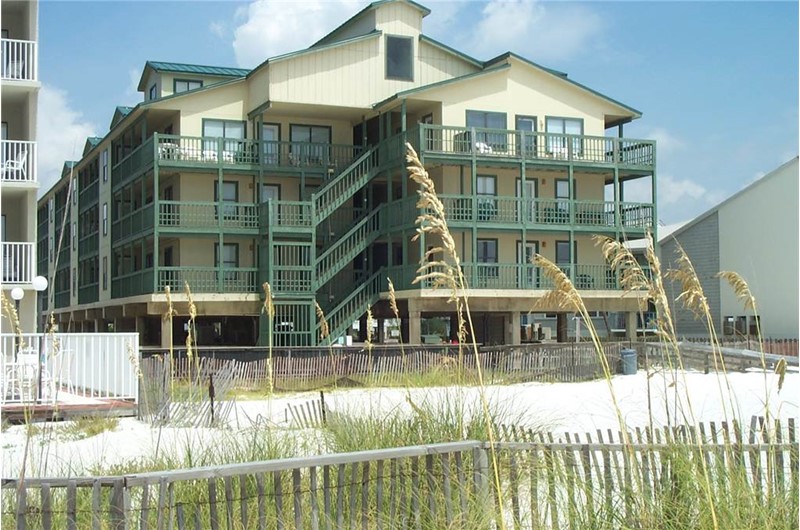 Sundial is located directly on the beach in Gulf Shores AL