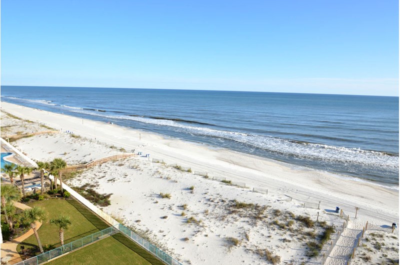 You'll thrill at the Gulf views from your condo at Surfside Shores Gulf Shores.