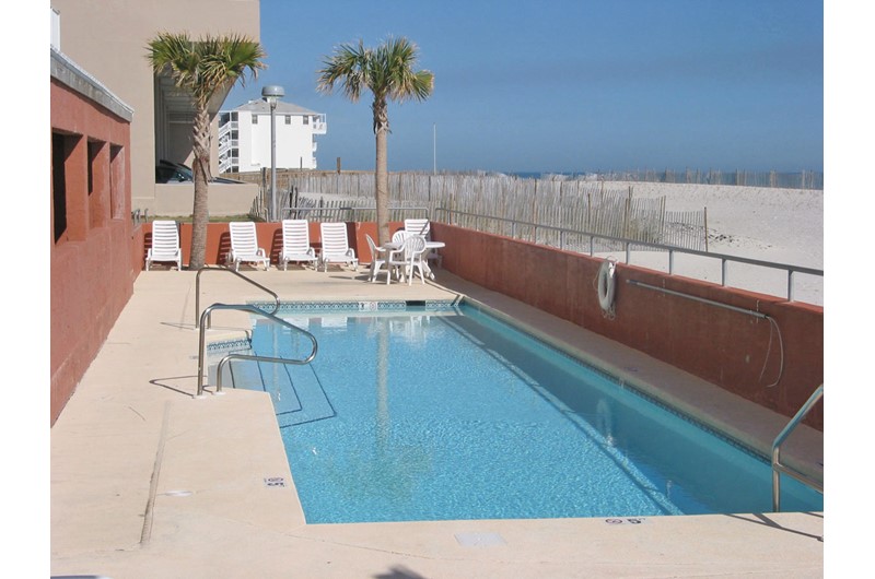 Take a refreshing dip in the pool at Westwind Condominiums in Gulf Shores AL