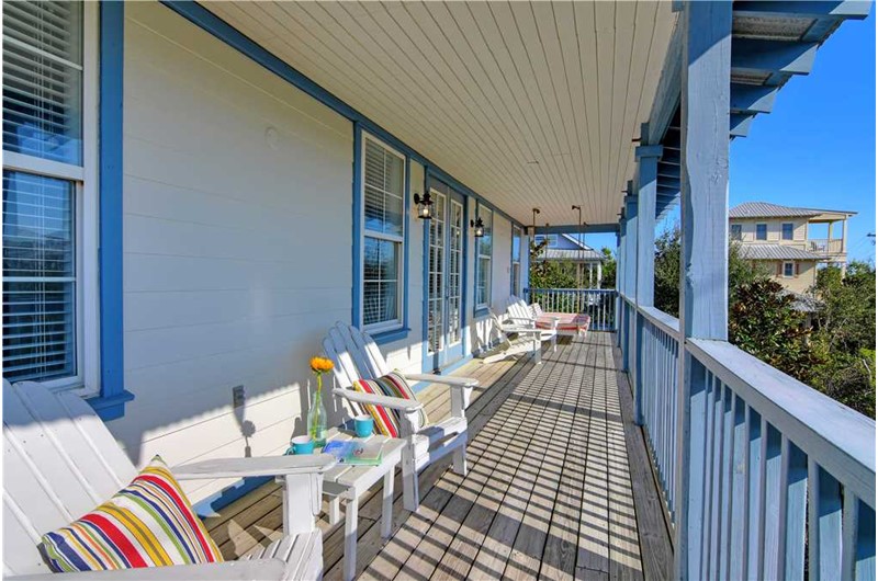 Relax on the porch at a Seagrove Beach House Rentals Seagrove Beach FL