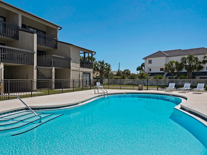 Take a dip in the large pool at Beachside Condominiums in Seagrove Beach Florida
