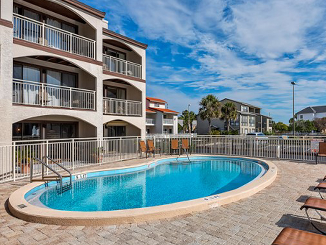 Cool off in the pool at Dune Villas Santa Rosa Beach FL