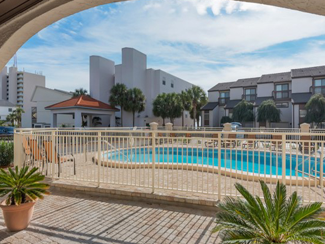 Nice pool deck area at Dune Villas Santa Rosa Beach FL