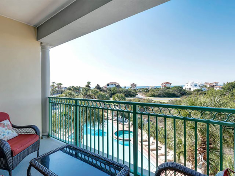 Spend the late afternoon on your balcony at Inn at Seacrest Beach Highway 30-A Florida