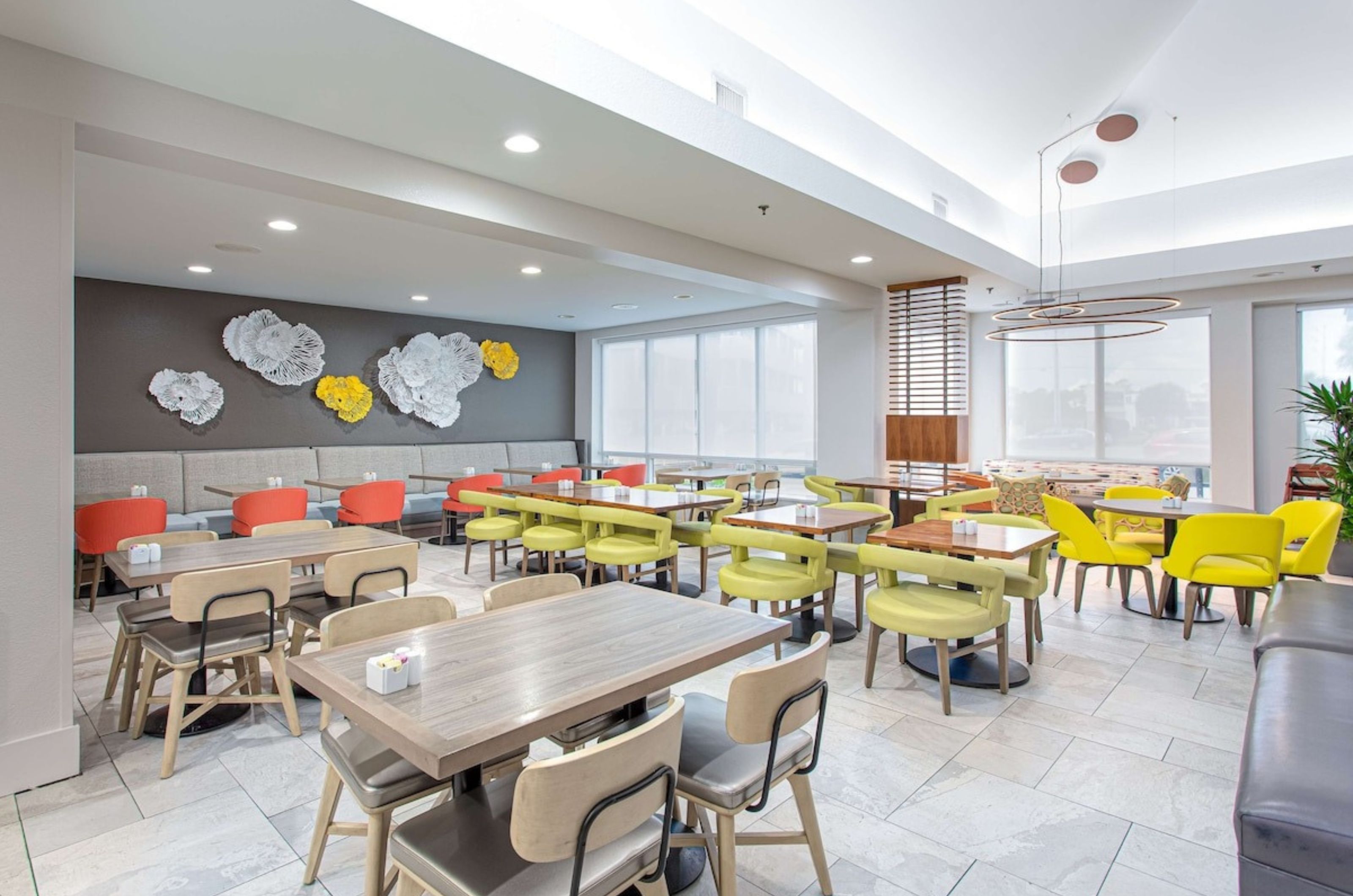 The dining room at Hilton Garden Inn in Orange Beach Alabama 