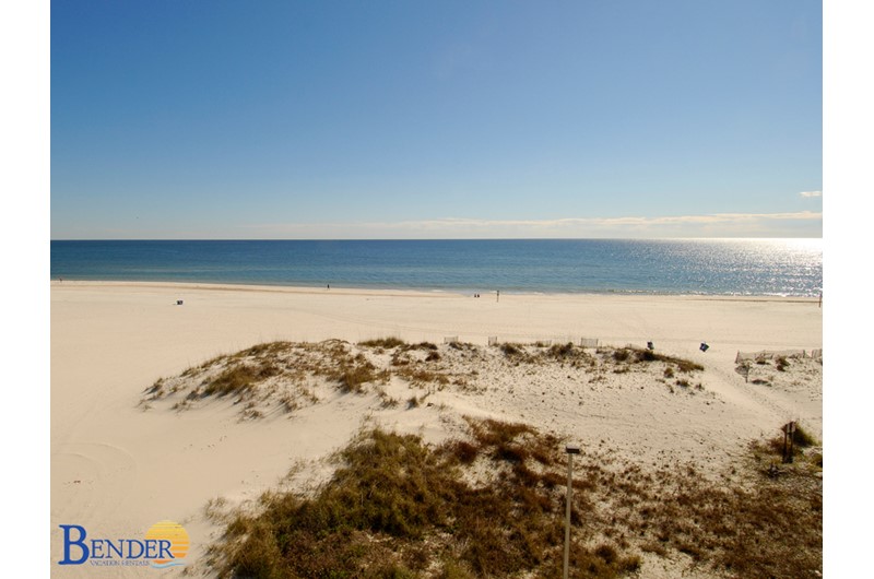 Wonderful beachfront views from Island Winds East in Gulf Shores Alabama