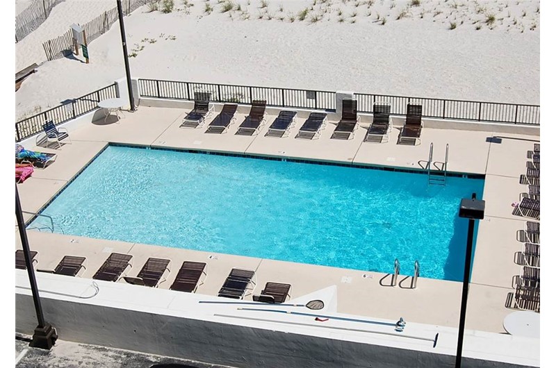 NIce pool area at Island Winds East in Gulf Shores AL