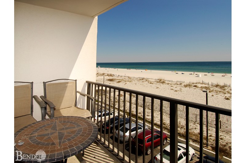 Lovely Gulf view from Island Winds West in Gulf Shores AL