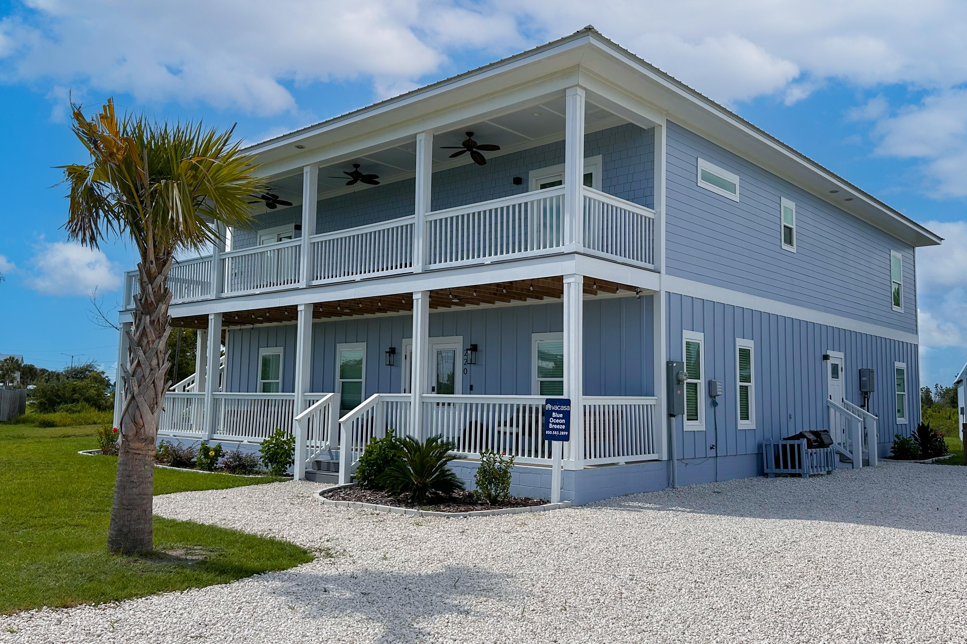 Blue Ocean Breeze House / Cottage rental in Mexico Beach House Rentals in Mexico Beach Florida - #1