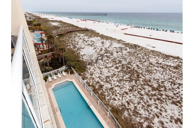 View the pool from Caribbean Resort in Navarre Florida