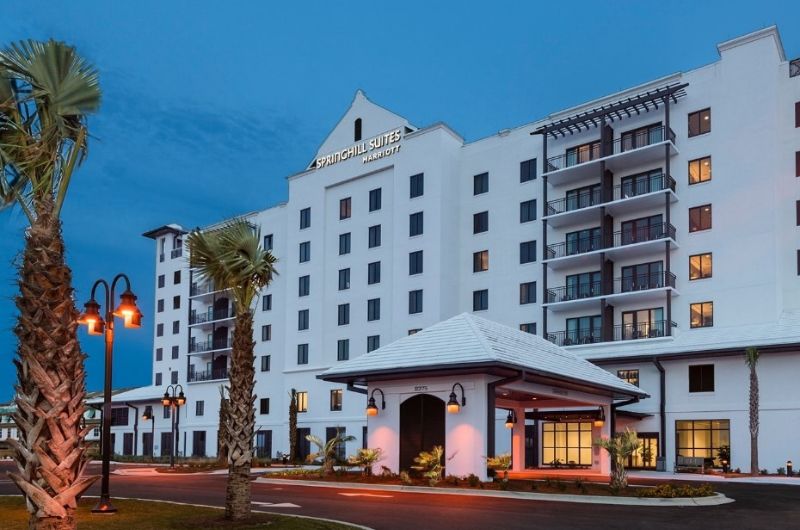 Welcome to SpringHill Suites located Beachfront on Navarre Beach