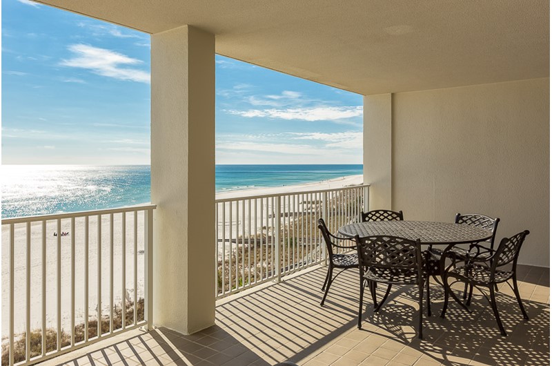 Enjoy a Gulf view from you balcony at Windward Pointe Condominiums in Orange Beach Alabama