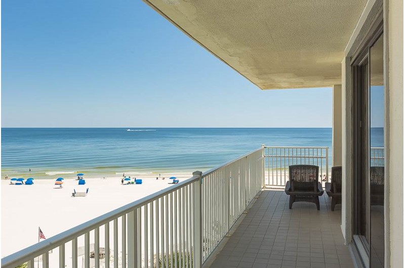 What a wonderful view of the Gulf from Windward Pointe Condominiums in Orange Beach Alabama