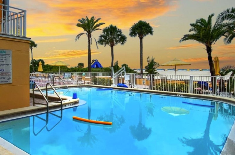 Page Terrace Beachfront Hotel in St. Pete Treasure Island Florida