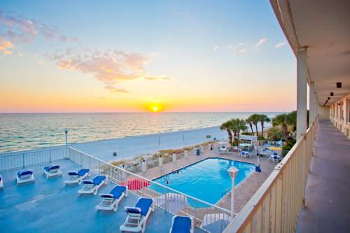 Gorgeous sunset from Beachside Resort Panama City Beach in Panama City Beach FL 