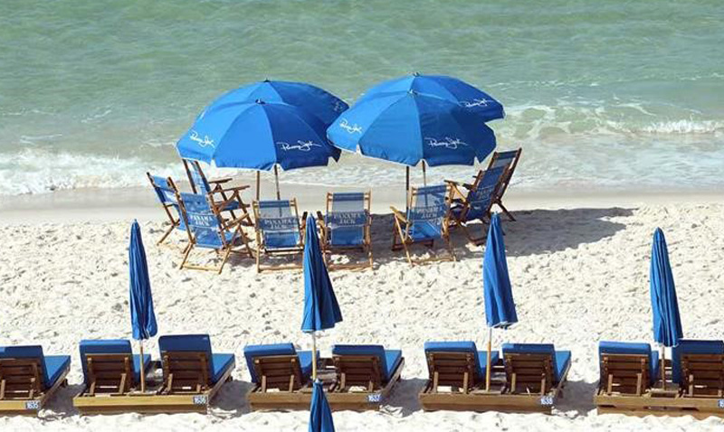 Gather the entire family on the beach by the Gulf at View of Calypso in Panama City Beach Florida from the GulfView of Calypso in Panama City Beach Florida from the Gulf at Calypso Beach Resort in Panama City Beach FL